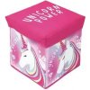 ZASKA ÚLOŽNÝ BOX S VRCHNÁKOM / TABURETKA 2V1 UNICORN, ZK50906