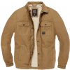 Vintage Industries prechodná bunda DEAN SHERPA DARK TAN