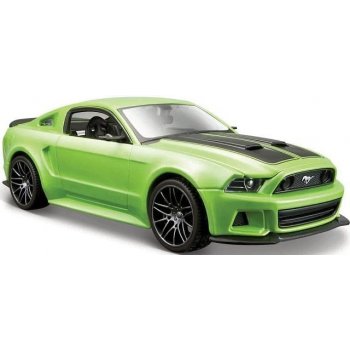 Maisto 2014 Ford Mustang Street Racer matná zelená 1:24