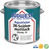 Odolný dvojzložkový lak na rôzne povrchy SÜDWEST AquaVision® 2K-Seiden-mattlack (zložka A) RAL7001 - striebro šedá 2,5l