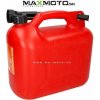 HICO Kanister na palivo BORG - 5/ 10/ 20L, červený/ čierny, plastový BALENIE: 5L - červený