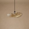 Lindby závesné svietidlo Eleane, bambus, prírodná farba, dĺžka 50 cm, E27 - 10039414