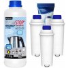 3xFilter vody pre kávovar Delonghi +Odvápňovač pre kávovar DeLonghi 1000 ml