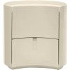 Hector Nočný stolík Vena 52 cm krémový