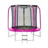 Marimex | Trampolína Marimex Standard 244 cm ružová + ochranná sieť + rebrík ZADARMO | 19000110