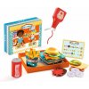 DJECO Sada pre rolové hry: Kelly & Johnny-hra na prípravu fastfood jedla