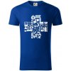 Zdravotné kríž veci - Tričko z organickej bavlny - 3XL ( Kráľovská modrá )