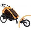 XLC detský vozík za bicykel 20 Duo S žltozlatá/antracit + XLC jogging kit, BS-X120