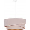 Duolla Duolla - Luster na lanku KOBO 1xE27/15W/230V pr. 45 cm krémová/zlatá DU600156 + záruka 3 roky zadarmo