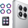 ENKAY 101901 ENKAY ALU Sklo pre fotoaparát Xiaomi Redmi Note 14 Pro 5G / Poco X7 COLORFUL