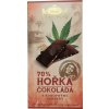 Carla Horká čokoláda 70% s konopnými semienkami 80 g