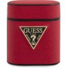 Guess Saffiano puzdro GUACA2VSATMLRE pre Airpods 1/2 red