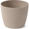 LAMELA spolka z organiczona odpowiedź. Obal MAGNOLIA ECO coffee jumper - latte Ø 16 cm 13 cm
