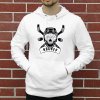 Pánska mikina s potlačou Hockey Biela XL