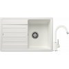 Súprava granitový drez Blanco Legra 45 S 522203, kuchynská batéria Blanco Mida 519418
