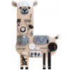 Foxy Family Activity board Manipulačná doska sivá Lama 84 cm x 52 cm