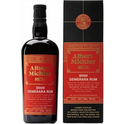 Michlers Single Cask Collection Demerara 2010 45% 0,7 l (kartón)