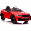 LEAN CARS Elektrické autíčko BMW M5- drift -červené - 2x200W- BATÉRIA - 2x12V7Ah - 2025