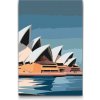 Vymalujsisam.sk Maľovanie podľa čísiel - Opera v Sydney zblízka Veľkosť: 20x30cm, Rám: Na kartónovej doske