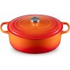 Kastról SIGNATURE 31 cm, 6,3 l, oválny, FLAME, liatina, Le Creuset