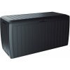 Záhradný úložný box Boxe Board antracit, 290 l, 116 cm