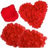 Dekoratívne lupienky ruží, sada 1000 kusov, syntetické, na Deň sv. Valentína, svadbu