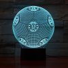 Beling 3D lampa, Lopta s logom Chelsea, 7 farebná S194