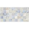 PVC panel Mozaika mramor modrý