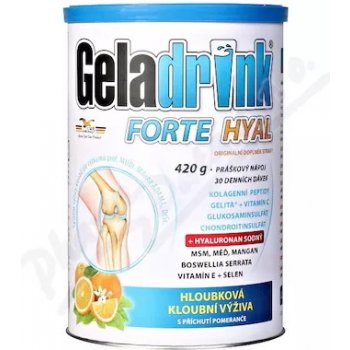 Geladrink Forte Hyal práškový nápoj pomeranč 420 g