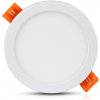 Mini LED panel okrúhly Frameless zapustený 15W, 4200K, 1500lm, VT-1515 (V-TAC)