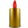 Baterie Centrum LED Sviečka LED/2xAA teplá biela 10,8 cm zlatá BC0203 + záruka 3 roky zadarmo + záruka 3 roky zadarmo