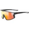 Slnečné okuliare UVEX SKYRYSE JR. BLACK MATT/MIR.RED
