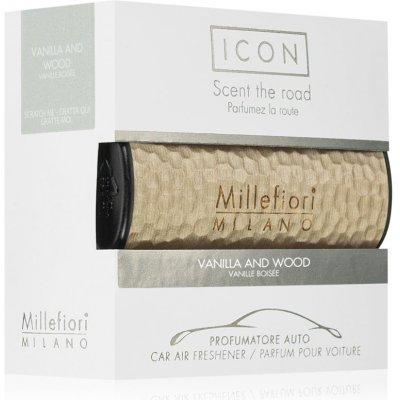 Millefiori Icon Vanilla & Wood vôňa do auta IV. 1 ks