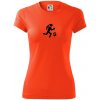 Orientačný beh muž-žena - Dámske Fantasy športové (dresovina) - L ( Neónová oranžová )
