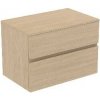Ideal Standard Finesse - Umývadlová skrinka, 80x51x56 cm, 2 zásuvky, biely dub E3434US