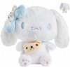 Veľký plyšový medvedík Hello Kitty Cinnamoroll plyšová hračka maznáčik 80cm - biely