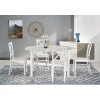 VIKO-design-TOP Rozkladací jedálenský stôl biely Lucy