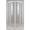 Merkur sprchový kút štvrťkruh 80x80 vzor kvapky biely