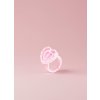 Wowbyme® Prsteň na lepidlo srdce dvojkomorový Farba: Ružová, Počet: 50ks