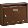 Poštová schránka Imola plech, Hnedá