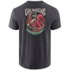 Tričko Grundéns Octo-Trout SS T-Shirt Heather Charcoal Veľkosť M