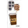 Picasee silikónový prehľadný obal pre Samsung Galaxy S24 Ultra S928B 5G - Cute coffee