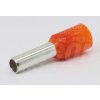 Tracon Oranžová izolovaná lisovacia dutinka L=16,5mm 1x4mm E19