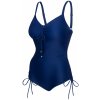 Dámske jednodielne plavky ALEXA tmavomodré - AQUA SPEED 44