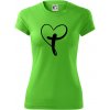 Jesus srdce - Dámske Fantasy športové (dresovina) - XL ( Apple Green )
