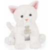 Plyšová mačička Baby Cat White Histoire d’ Ours biela 18 cm v darčekovom balení od 0 mes