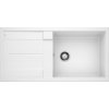 Blanco Metra XL 6 - Silgranitový drez, 100x50 cm, s ovládaním odtoku, biela 515280