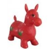 Teddies Skákací kôň gumový červený 49x43x28cm