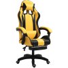Prehozynapostel Žlté herné kreslo s vankúšom ALLHR-YELLOW