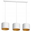 Luminex | Luster na lanku ARDEN 3xE27/60W/230V biela/zlatá | LU3448